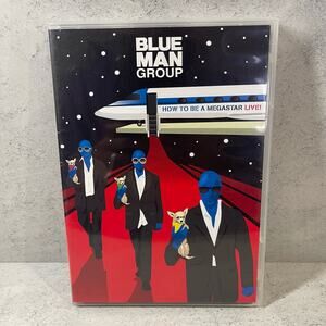 2008 Blue Man Group - How To Be a Megastar Live! - DVD & CD with insert - Used